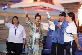 Acto de Recibimiento de la Antorcha de la Libertad y la Hermandad Centroamericana