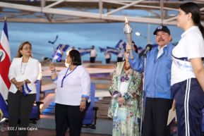 Acto de Recibimiento de la Antorcha de la Libertad y la Hermandad Centroamericana