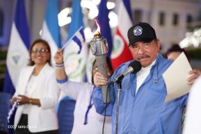 Acto de Recibimiento de la Antorcha de la Libertad y la Hermandad Centroamericana