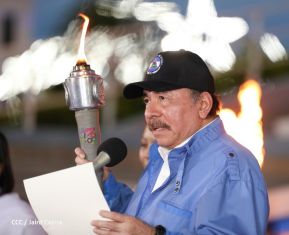 Acto de Recibimiento de la Antorcha de la Libertad y la Hermandad Centroamericana