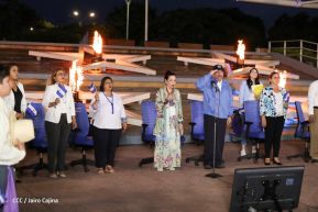 Acto de Recibimiento de la Antorcha de la Libertad y la Hermandad Centroamericana