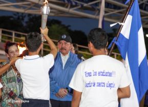 Acto de Recibimiento de la Antorcha de la Libertad y la Hermandad Centroamericana
