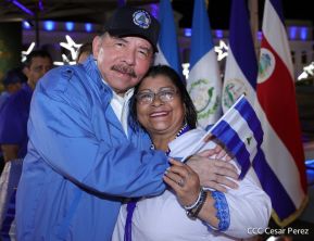 Acto de Recibimiento de la Antorcha de la Libertad y la Hermandad Centroamericana