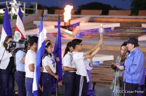 Acto de Recibimiento de la Antorcha de la Libertad y la Hermandad Centroamericana