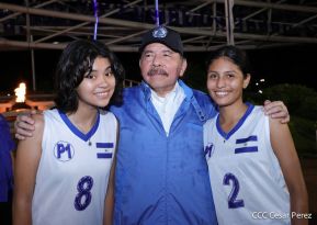 Acto de Recibimiento de la Antorcha de la Libertad y la Hermandad Centroamericana