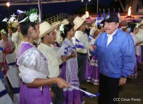 Acto de Recibimiento de la Antorcha de la Libertad y la Hermandad Centroamericana