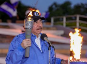 Acto de Recibimiento de la Antorcha de la Libertad y la Hermandad Centroamericana
