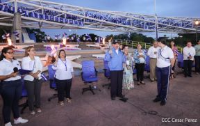 Acto de Recibimiento de la Antorcha de la Libertad y la Hermandad Centroamericana