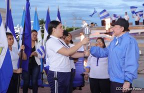 Acto de Recibimiento de la Antorcha de la Libertad y la Hermandad Centroamericana