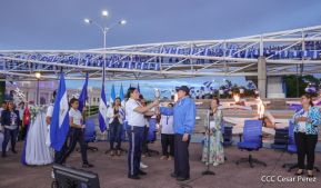 Acto de Recibimiento de la Antorcha de la Libertad y la Hermandad Centroamericana