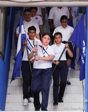 Acto de Recibimiento de la Antorcha de la Libertad y la Hermandad Centroamericana
