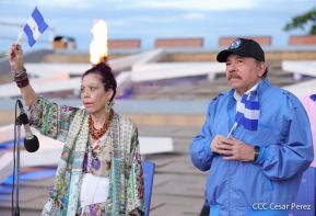 Acto de Recibimiento de la Antorcha de la Libertad y la Hermandad Centroamericana