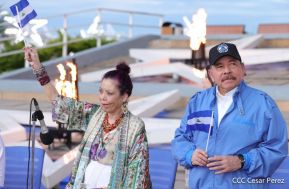 Acto de Recibimiento de la Antorcha de la Libertad y la Hermandad Centroamericana