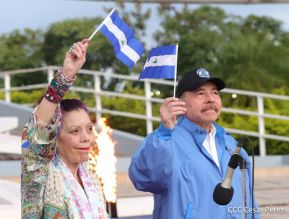 Acto de Recibimiento de la Antorcha de la Libertad y la Hermandad Centroamericana