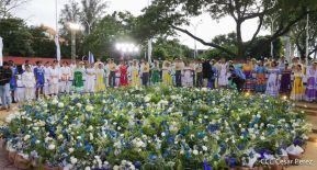 Acto de Recibimiento de la Antorcha de la Libertad y la Hermandad Centroamericana