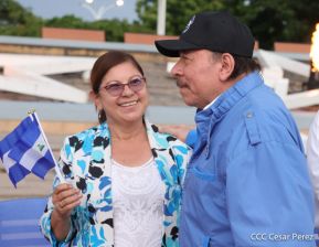Acto de Recibimiento de la Antorcha de la Libertad y la Hermandad Centroamericana