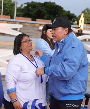 Acto de Recibimiento de la Antorcha de la Libertad y la Hermandad Centroamericana