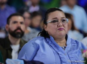Presidente Daniel Ortega y Vicepresidenta Rosario Murillo presidieron acto del 43 Aniversario de la Policía Nacional
