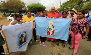 Carretas peregrinas llegan a Popoyuapa en un ambiente de fe y devoción