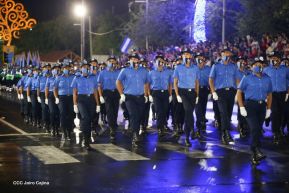 Desfile Policial "En Fuerzas de Victorias" desde la Avenida de Bolívar a Chávez