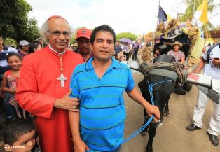 Carretas peregrinas llegan a Popoyuapa en un ambiente de fe y devoción