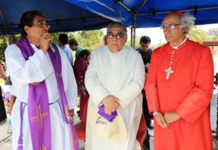 Carretas peregrinas llegan a Popoyuapa en un ambiente de fe y devoción