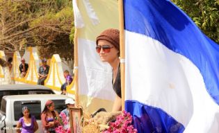 Carretas peregrinas llegan a Popoyuapa en un ambiente de fe y devoción