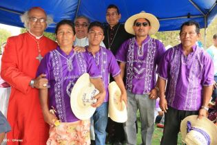 Carretas peregrinas llegan a Popoyuapa en un ambiente de fe y devoción