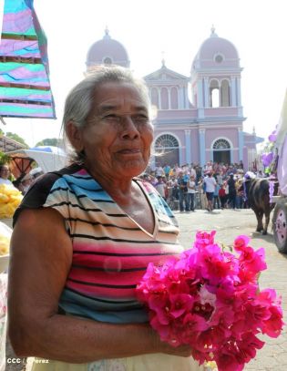Carretas peregrinas llegan a Popoyuapa en un ambiente de fe y devoción