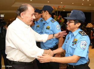 Presidente Daniel y Compañera Rosario clausuran XXIII Reunión de mandos de la Policía Nacional