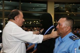 Presidente Daniel y Compañera Rosario clausuran XXIII Reunión de mandos de la Policía Nacional