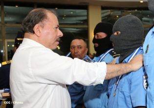 Presidente Daniel y Compañera Rosario clausuran XXIII Reunión de mandos de la Policía Nacional