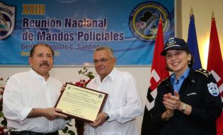 Presidente Daniel y Compañera Rosario clausuran XXIII Reunión de mandos de la Policía Nacional