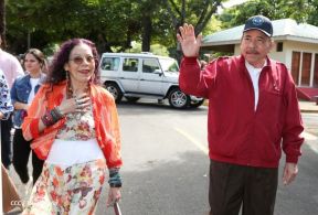 Presidente Daniel Ortega y Vicepresidenta Rosario Murillo votan en Elecciones Soberanas 2022