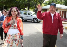 Presidente Daniel Ortega y Vicepresidenta Rosario Murillo votan en Elecciones Soberanas 2022