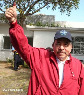 Presidente Daniel Ortega y Vicepresidenta Rosario Murillo votan en Elecciones Soberanas 2022