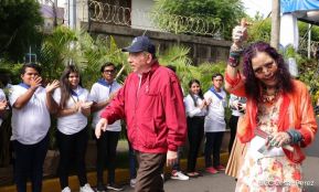 Presidente Daniel Ortega y Vicepresidenta Rosario Murillo votan en Elecciones Soberanas 2022