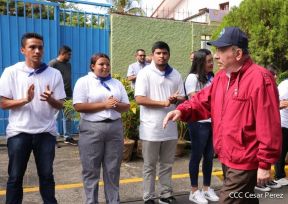 Presidente Daniel Ortega y Vicepresidenta Rosario Murillo votan en Elecciones Soberanas 2022