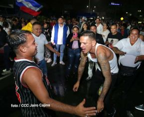 Fiesta de la Militancia Sandinista en la Plaza de Las Victorias