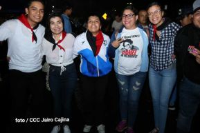 Fiesta de la Militancia Sandinista en la Plaza de Las Victorias