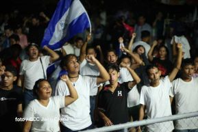 Fiesta de la Militancia Sandinista en la Plaza de Las Victorias