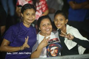 Fiesta de la Militancia Sandinista en la Plaza de Las Victorias