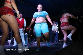 Fiesta de la Militancia Sandinista en la Plaza de Las Victorias