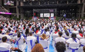 Clausura del Congreso de Juventud Sandinista 19 de Julio