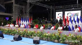 Clausura del Congreso de Juventud Sandinista 19 de Julio