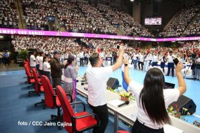 Clausura del Congreso de Juventud Sandinista 19 de Julio