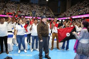 Clausura del Congreso de Juventud Sandinista 19 de Julio