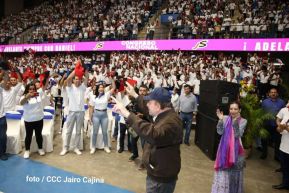 Clausura del Congreso de Juventud Sandinista 19 de Julio
