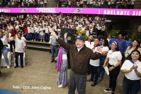 Clausura del Congreso de Juventud Sandinista 19 de Julio