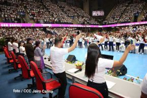 Clausura del Congreso de Juventud Sandinista 19 de Julio